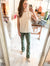 Mid Rise Ankel Bootcut Jean in Olive by Lovervet