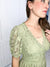 Button Down Lace Dress in Light Sage