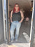 High Waist V front Straight Fit in Light Wash by Judy Blue