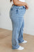 High Waist V front Straight Fit in Light Wash by Judy Blue