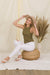 MEDIUM - Summer Days Fitted Tank in Sand Beige