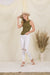 SMALL - Summer Days Fitted Tank in Navy