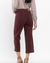 Tummy Control Wide Leg Crop Denim in Deep Red by Judy Blue