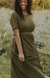 Taylor Jane Wrap Maxi in Olive