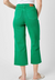 Briar High Rise Control Top Wide Leg Crop Jeans in Kelly Green