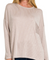 Ribbed Long Sleeve Top in Light Mocha