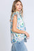 Cassidy Floral Watercolor Blouse