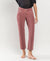 Raw Hem Crop Straight Medium/High Rise in Desert Rose