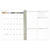 2026 Garden Roses Medium Weekly Monthly Planner