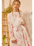 Meadows Above Swiss Dot Floral Dress in Ivory