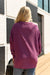 Two-Tone Charm Cardigan in Marigold and Magenta