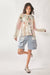 Lace Floral Mix Fabric Long Sleeves