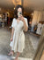 Grace'd Brushed Dress in Sand Beige
