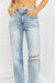 Judy Blue Natalie Full Size Distressed Straight Leg Jeans