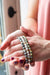 Avenue Zoe Bracelet Fearless White Stone Beaded Stretch Bracelet