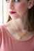 Avenue Zoe Necklace Personalized Initial Letter Charm Necklace