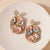 Floral Seed Beaded Earrings.