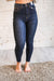 Make Me Stronger Navy Yoke Seam Skinny Judy Blue Jean
