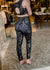 Gold Marble Swirl Mono B 4 Way Stretch Leggings