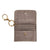 Itzy Ritzy NEW Taupe Itzy Mini Wallet™ Card Holder & Key Chain Charm