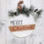 Joan Mitsdarffer Sign White Merry Christmas Round Signs