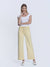 High Rise Wide Denim in Sundress Yellow by Lovervet