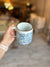 Coffee Mug - Floral Print Blue & White