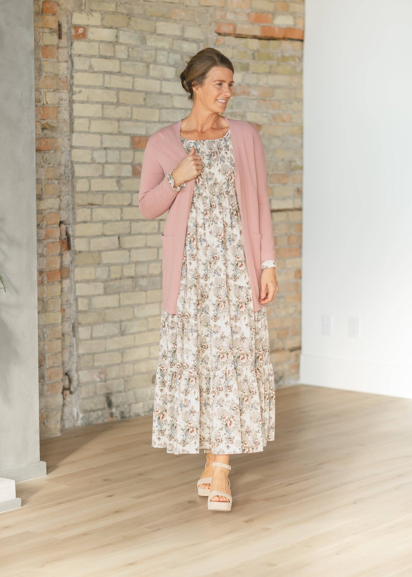 Cally Open Front Cardigan