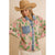 Floral Knit Denim Combo Shacket