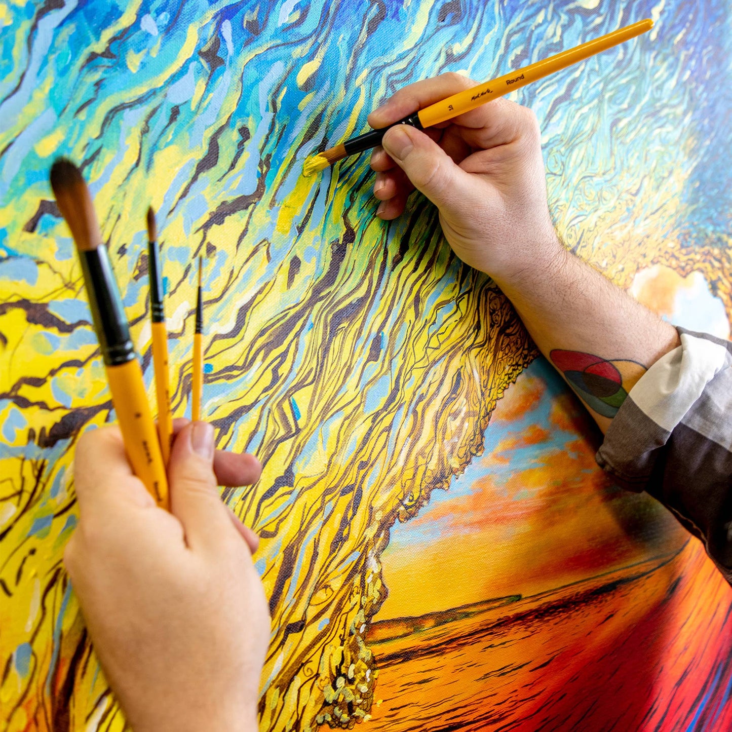 Acrylic Brushes Signature 4pc