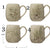Debossed Stoneware Mug (Each One Will Vary)