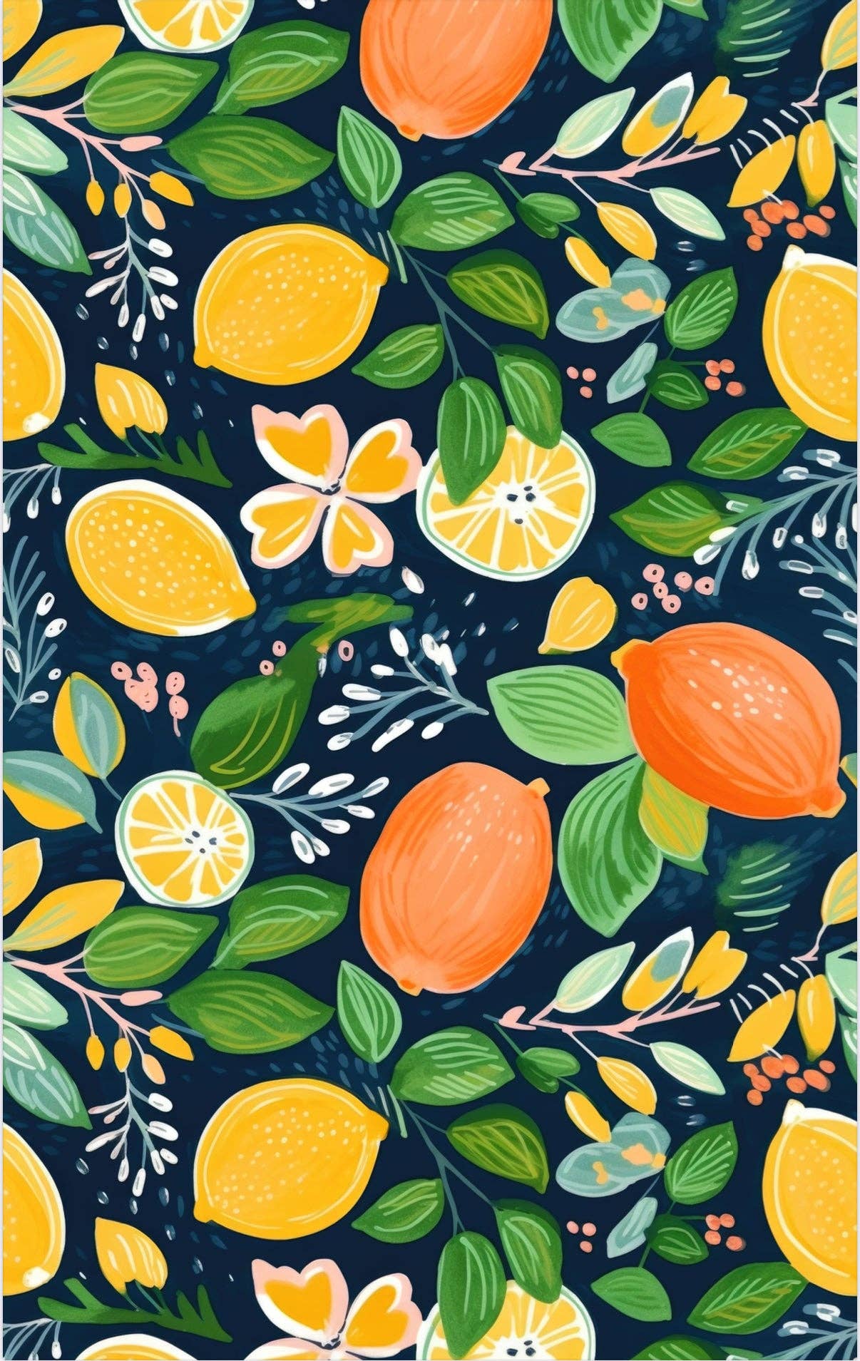 Clementine: Double-Sided Hand Towel