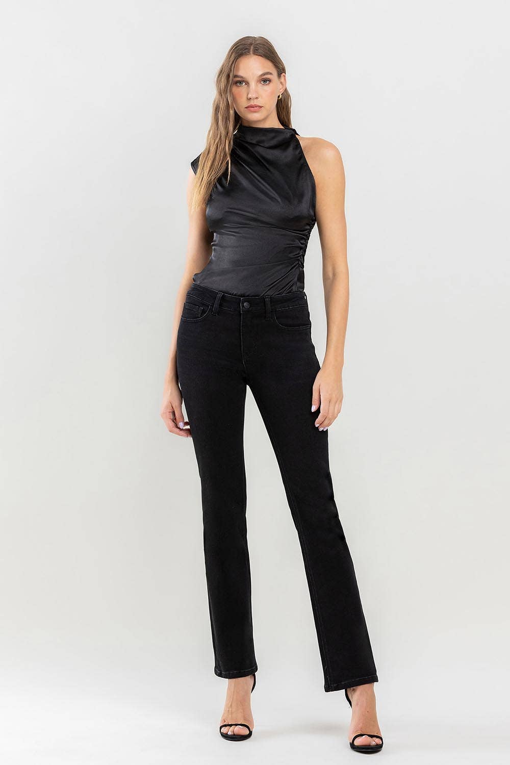 Bootcut jeans in Black by Lovevet