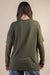 Oversized Casual Knit Top W/ Lace in Olive or Black