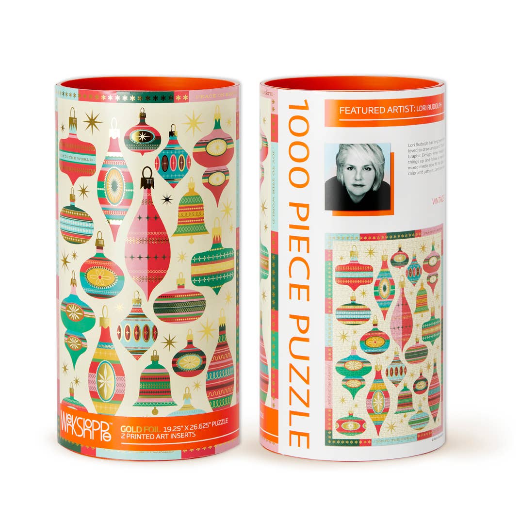 Vintage Ornaments | Holiday Gift | 1000 Piece Jigsaw Puzzle