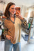 CUT EDGE CHECKER DENIM WAFFLE MIX AND MATCH TOP