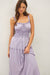 Ruffle Dress in Iris