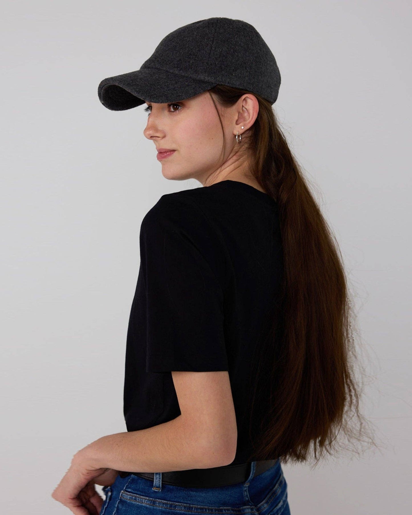 Your Favorite Short Sleeve V-Neck Basic Tee in Black