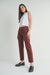 The Vintage Straight in Burgundy by Just Black