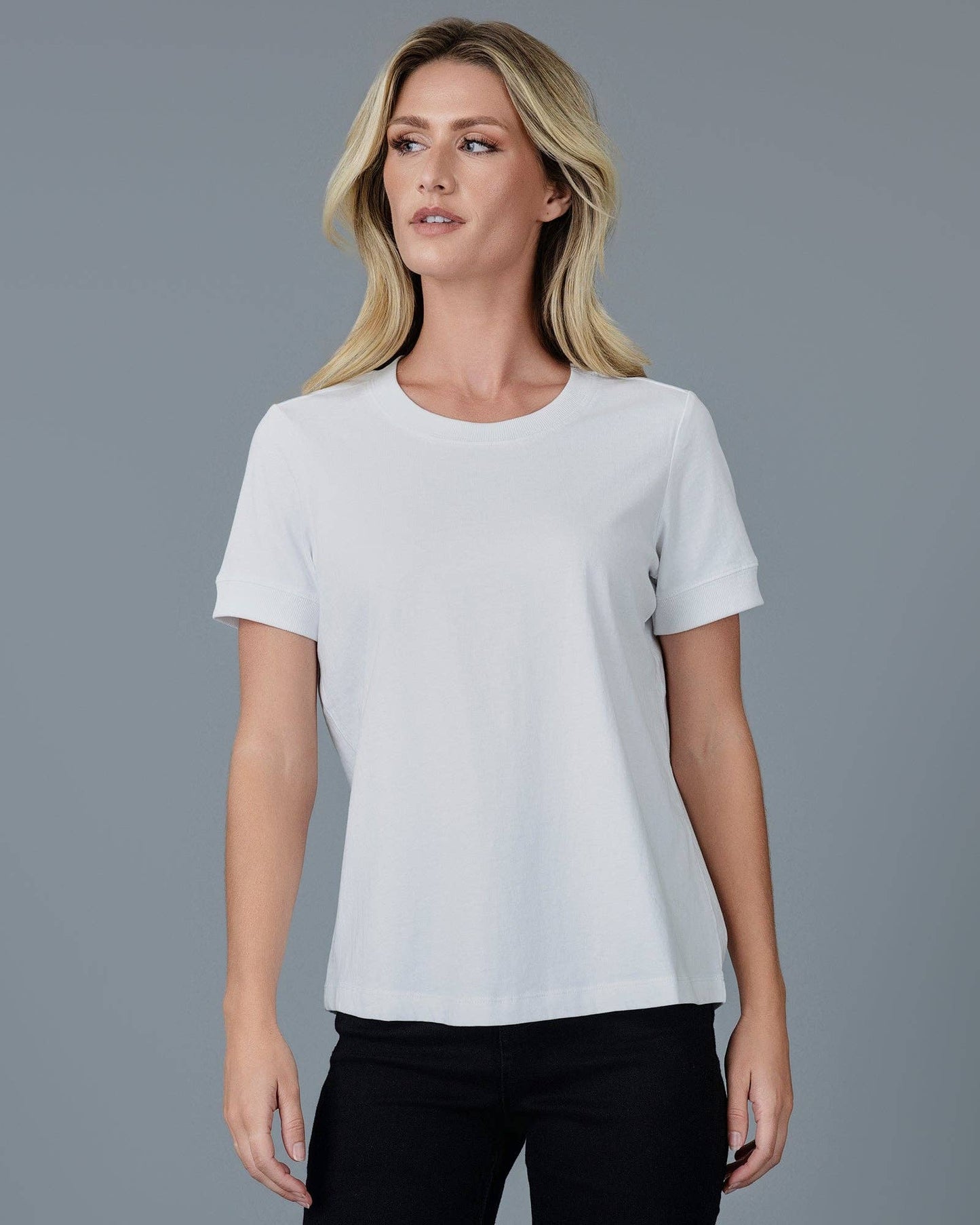 Your Favorite Short Sleeve Crew Neck Basic Tee