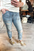 High Waist Patch Pocket Boyfriend Jean by Judy Blue