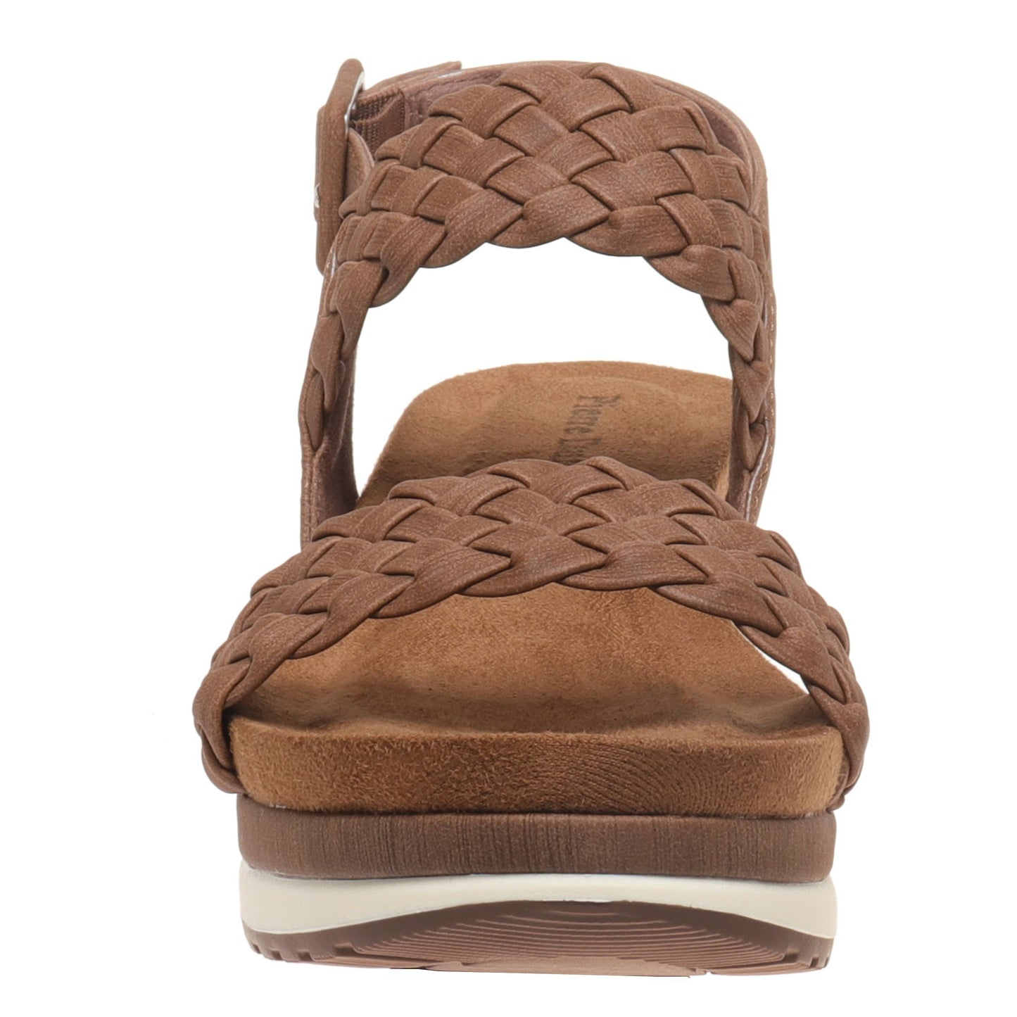 Lyra Wedge Sandle in Chestnut