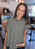 Striped Knit Top in Black and White
