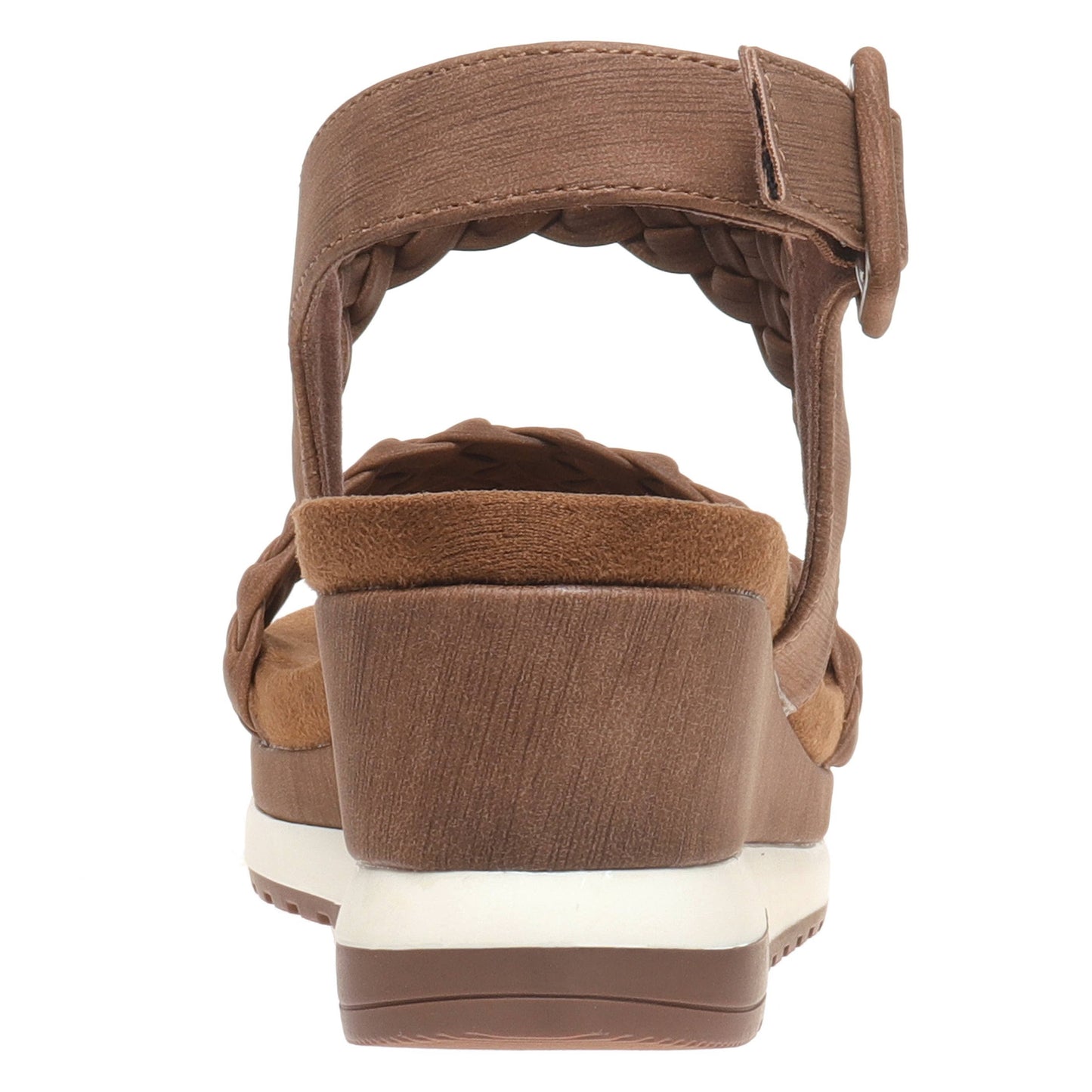 Lyra Wedge Sandle in Chestnut