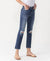 Vintage High Rise Stretch Crop Straight Denim by Lovervet