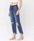 High Rise Relaxed Straight Denim by Lovervet