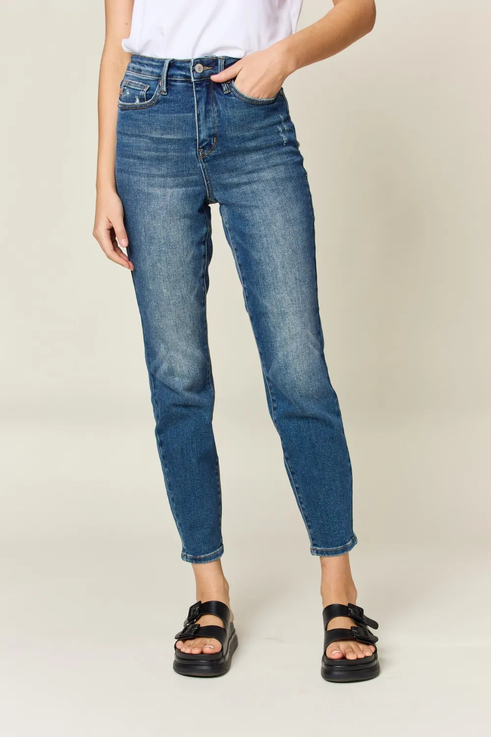 High Waist Tummy Control Slim Fit by Judy Blue