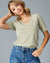 Your Favorite V-Neck Tee in Seagrass