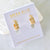 Full Moon Huggie Hoop Earrings