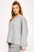 French Terry Top in Heather Grey